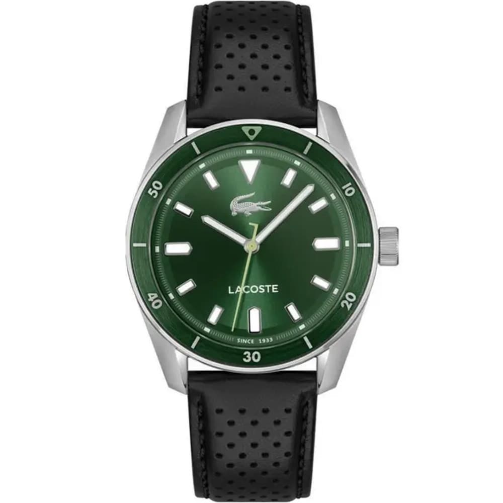 Lacoste Montre Lacoste Collection Boston en Cuir Noir