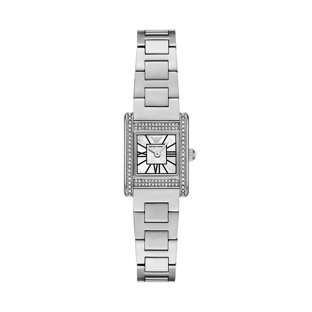 Emporio Armani Montre quartz Femme Emporio Armani Nacre blanche