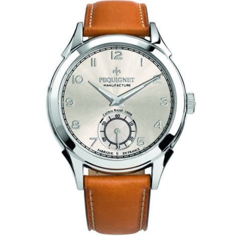 Pequignet Montre Pequignet Royale Manuelle Mécanique Cadran Argent - 9080433