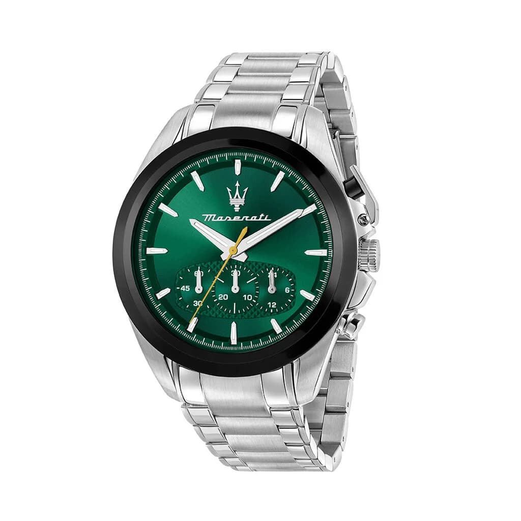 Maserati Montre Maserati Collection Traguardo en Acier Argenté