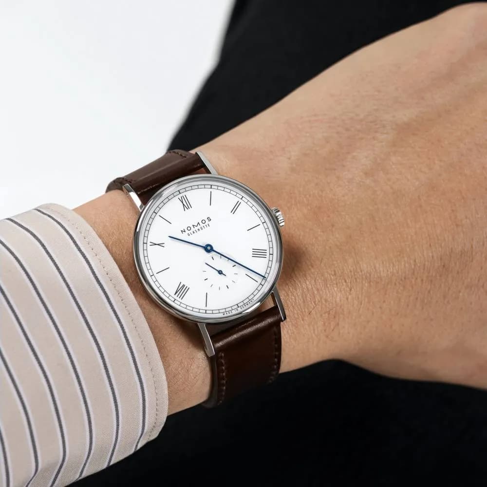 Nomos Ludwig 38 Blanc Émail