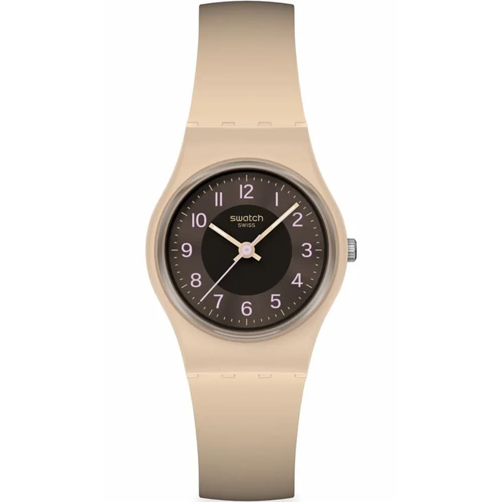 Swatch Montre Swatch Collection Espresso Charm en Silicone Marron