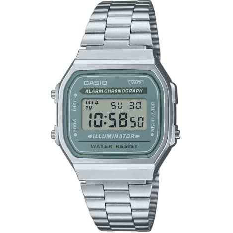 Casio Montre Casio Vintage - Série Iconic - Vert Pastel - A168WA-3AY