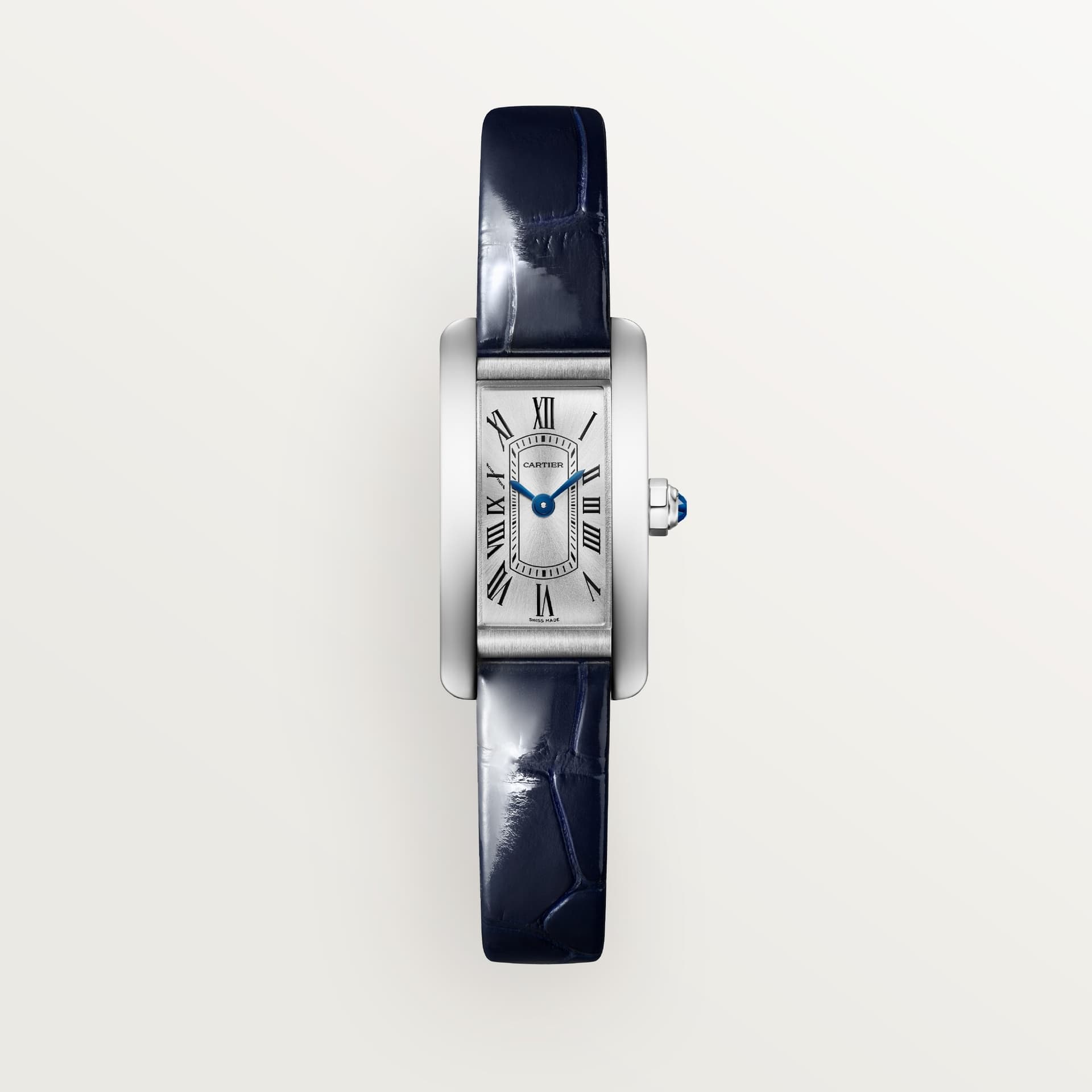 Cartier Tank Américaine — bracelet bleu