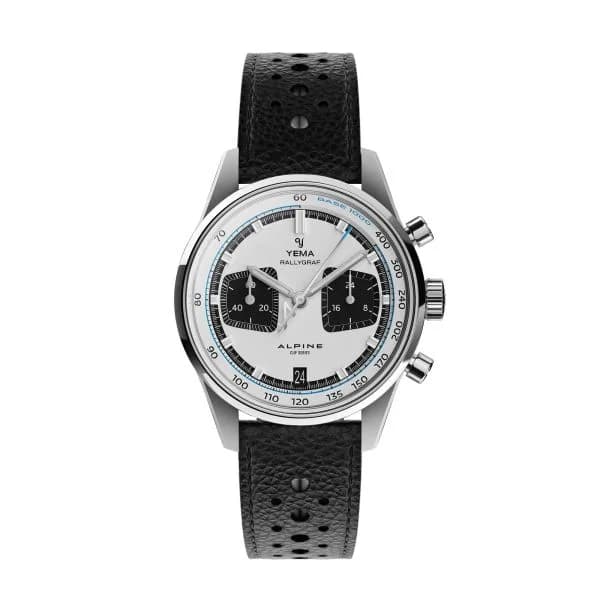 Yema Montre Yema Rallygraf Meca Quartz Alpine Cup Series Panda Bracelet Rallye