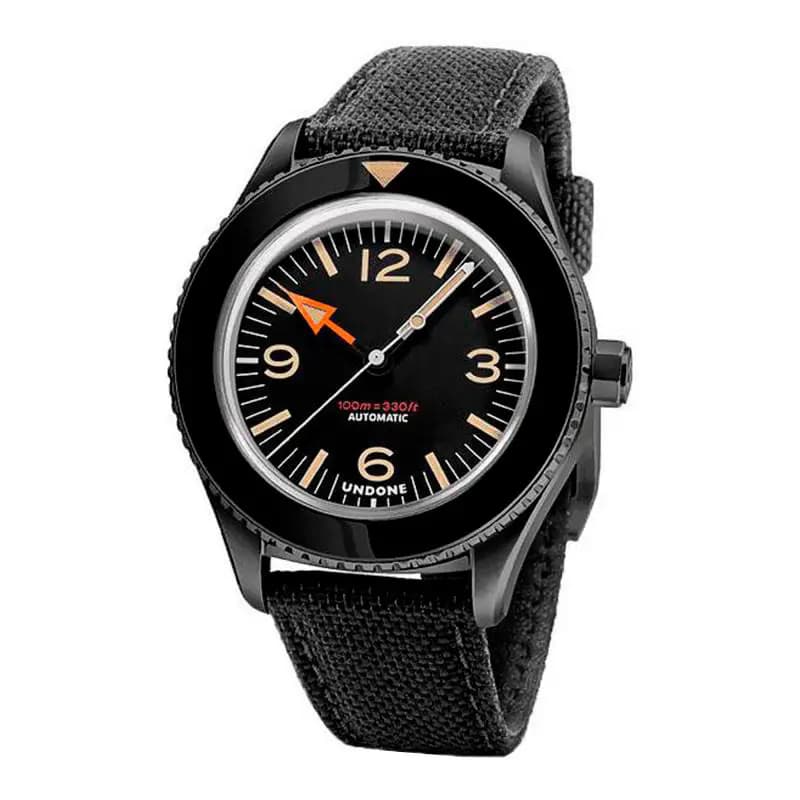 Undone Montre Basecamp Classic Blackout Auto Homme BCP-CLS-BLK