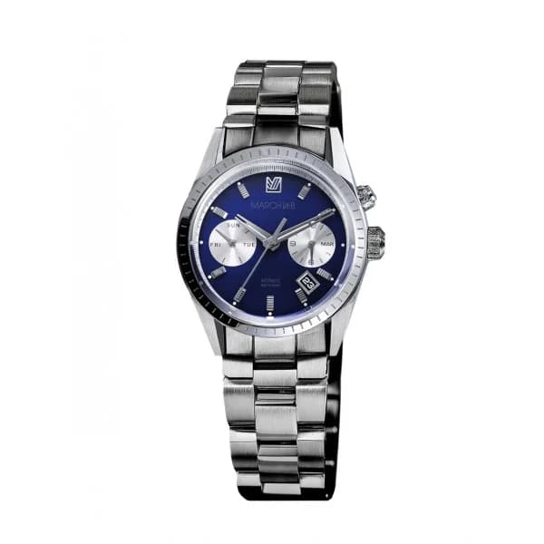 March LA.B Montre MARCH LA.B Agenda Automatique Cadran Ocean Bracelet Acier