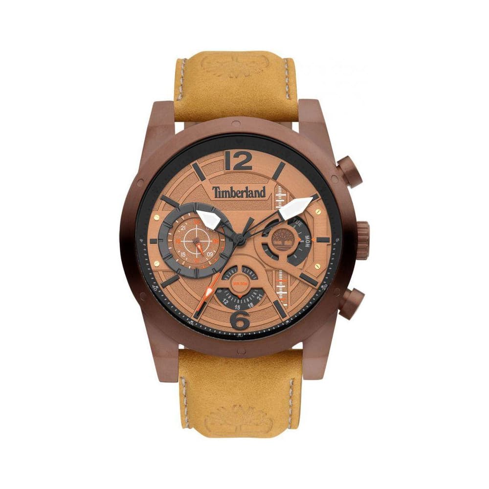 Timberland Montre Timberland en Cuir Marron
