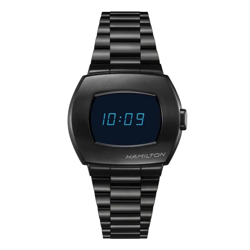 Hamilton Montre Hamilton American Classic PSR Digital Quartz Cadran Bleu