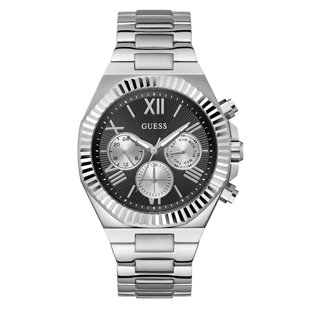 Guess Montre Guess Collection Equity en Acier Argenté