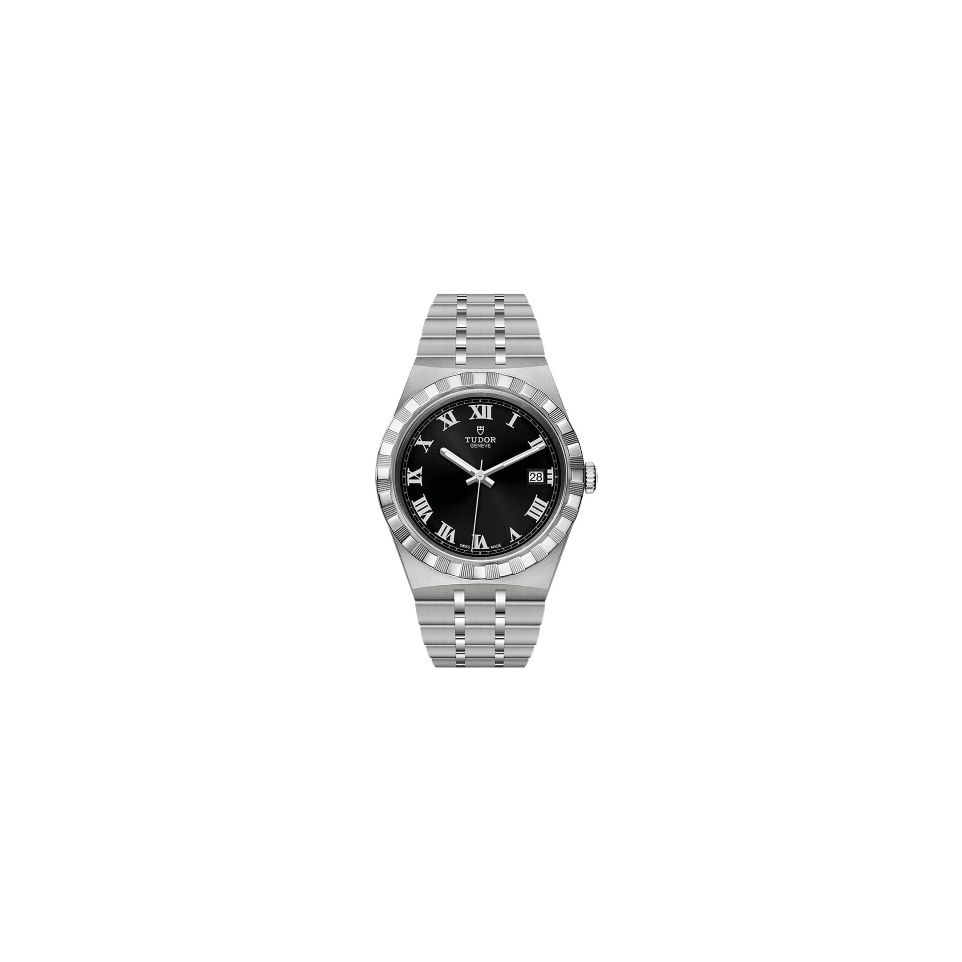 Tudor Montre Tudor Royal automatique cadran noir bracelet acier 38 mm