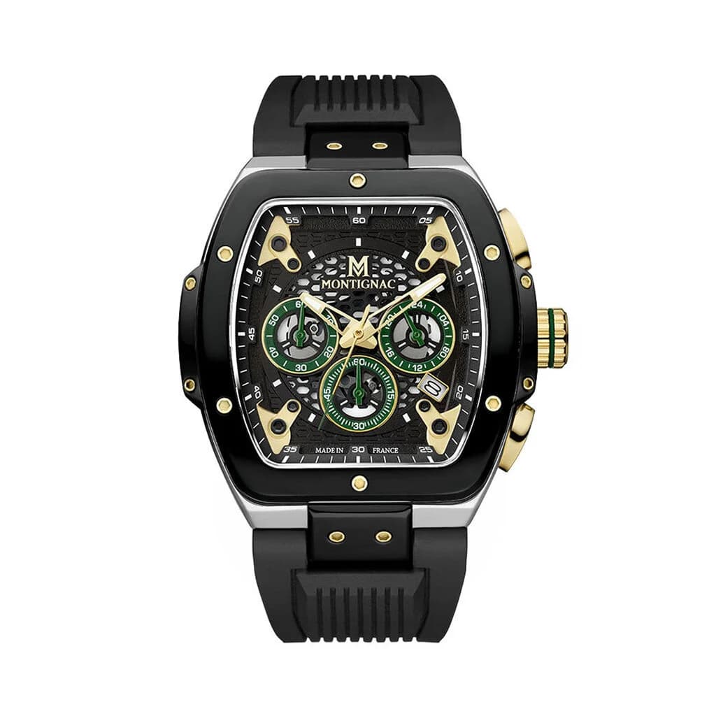 Montignac Montre quartz Homme Paladin Noir, Vert
