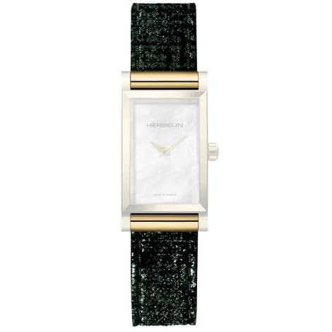 Michel Herbelin Bracelet montre interchangeable mauna Loa Velours Vert Brillant Vert - BRAC17048P120