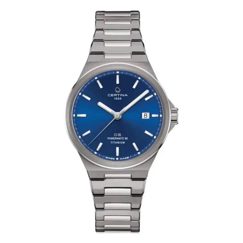 Certina Montre Certina DS-7 Powermatic 80 Automatique Cadran Bleu