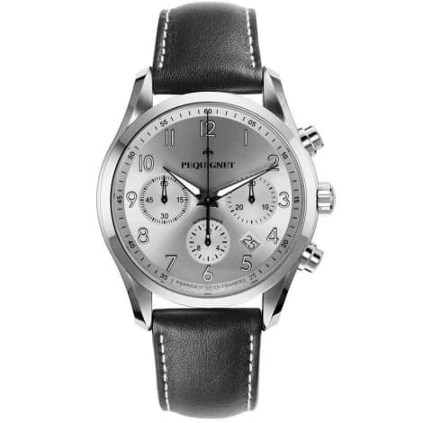 Pequignet E. Montre Pequignet Elegance Chronographe - 42 mm Homme -4810433S-CN