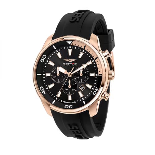 Sector Montre Homme SECTOR en Silicone Noir