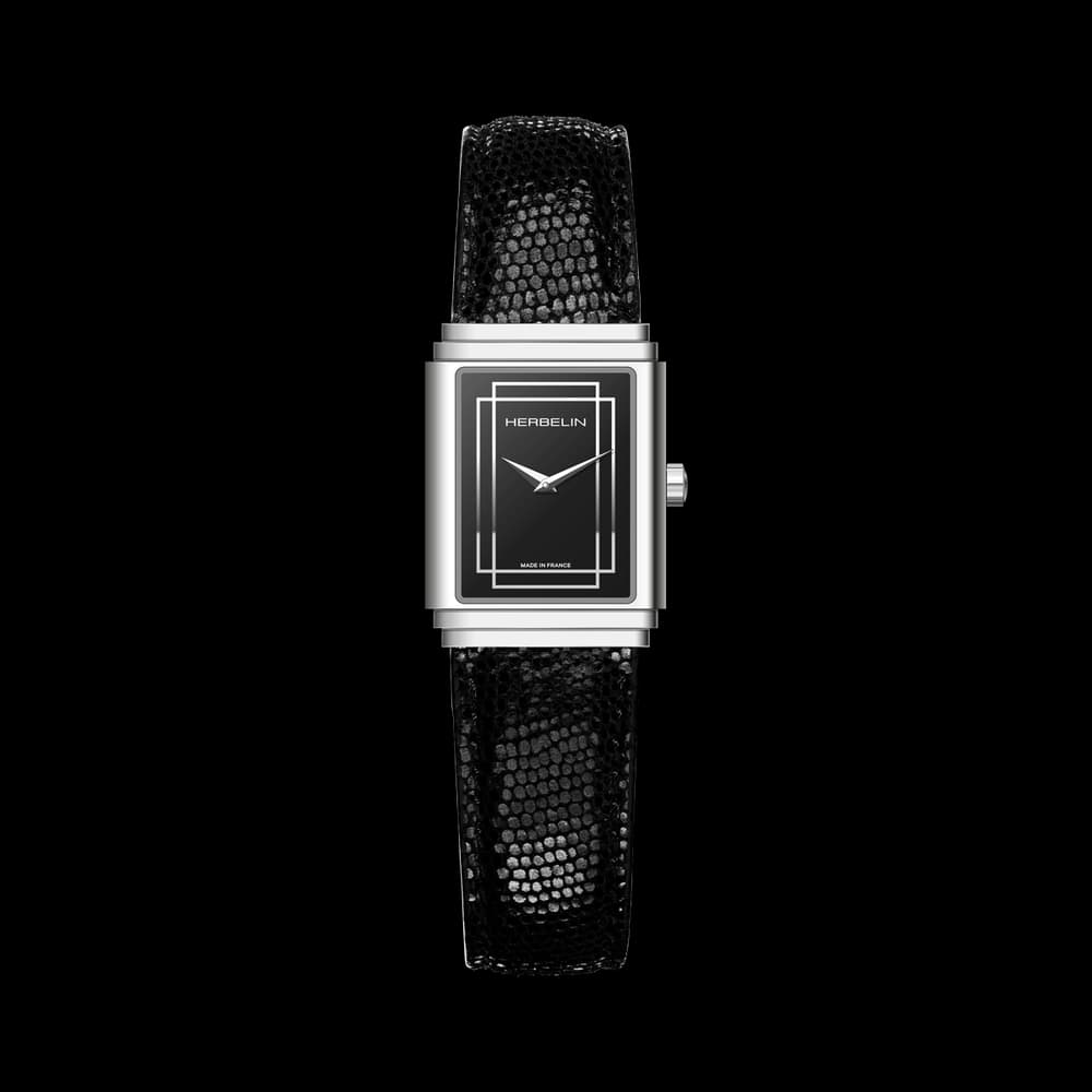 Michel Herbelin Montre quartz Femme Art Deco Noir