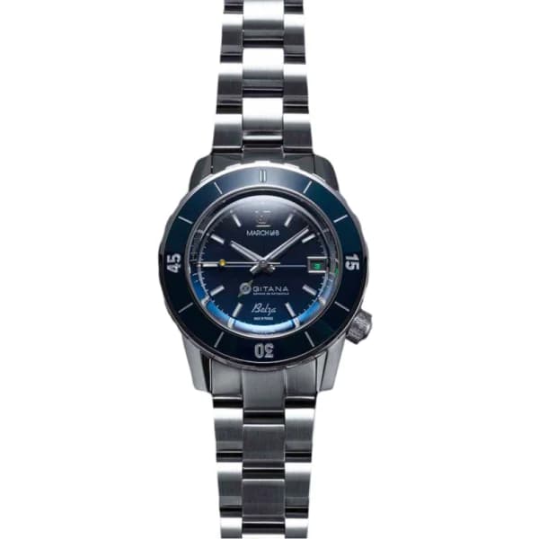 March LA.B Montre MARCH LA.B Belza Gitana Cadran Bleu Bracelet Acier