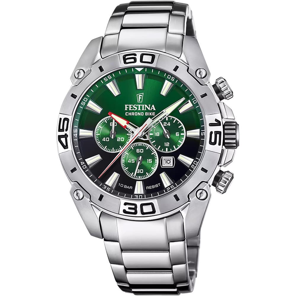 Festina F20543/3 Montre Homme Festina Chronobike Cadran Vert