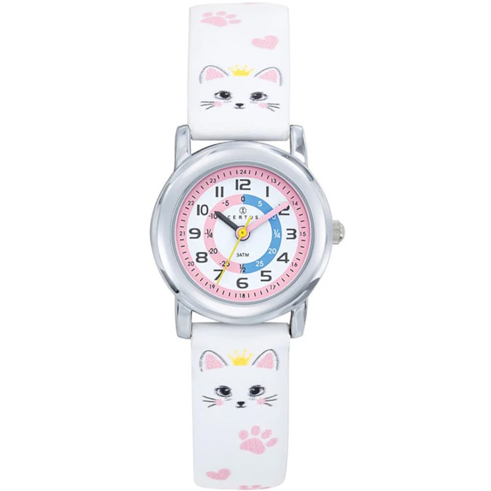 Certus Montre Certus en Cuir Synthétique Blanc