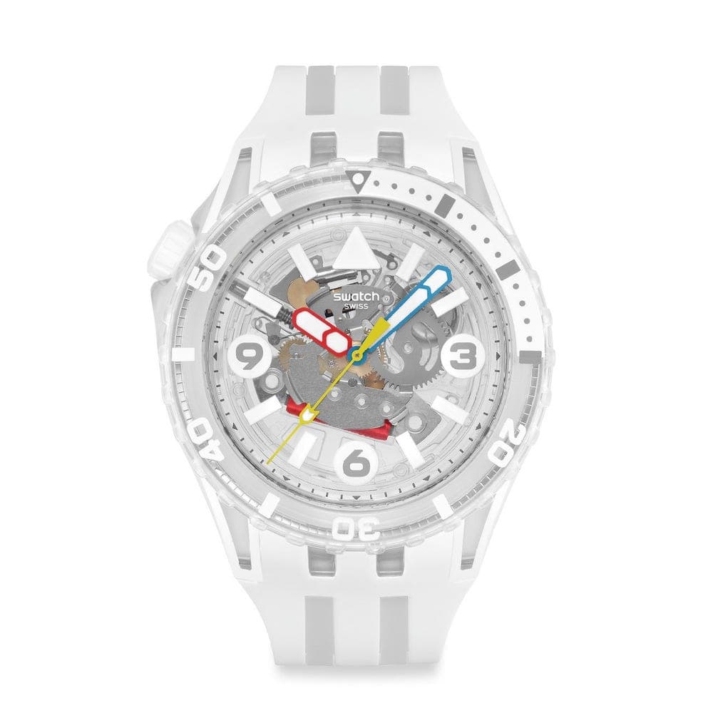 Swatch Scubaqua — transparent