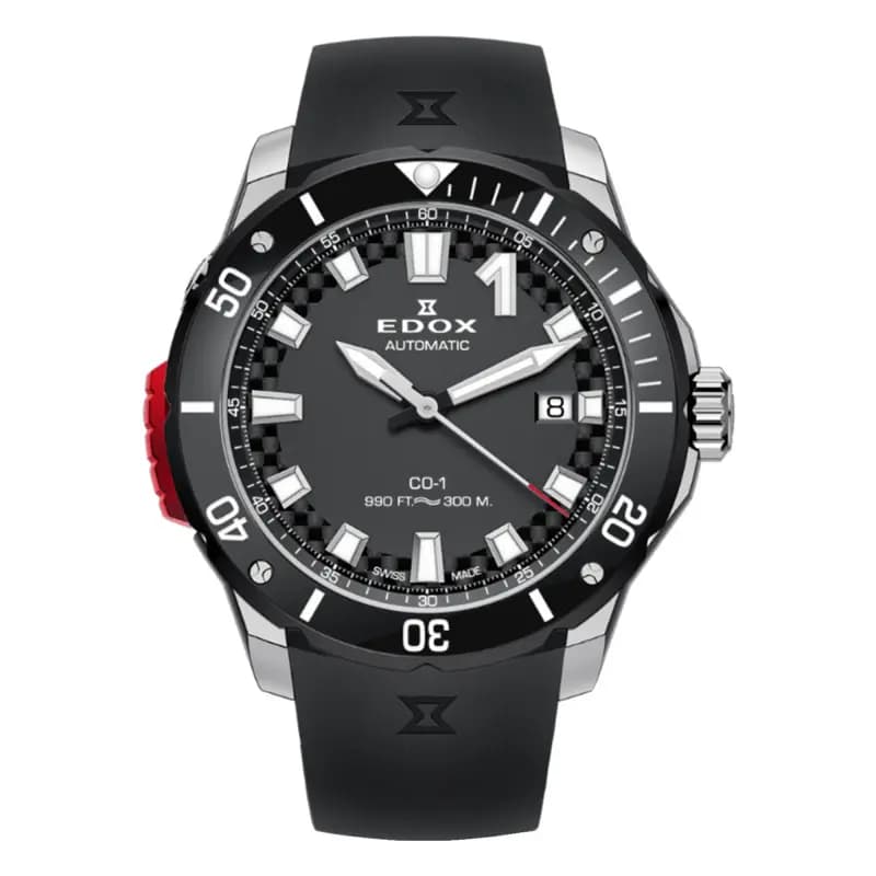 Edox Montre CO-1 Date Automatic 80137-3NR-CANN