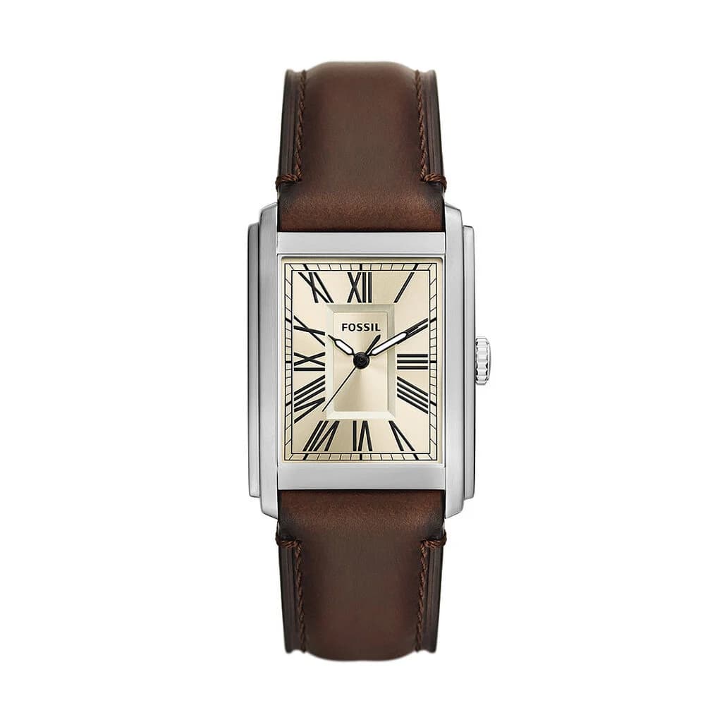 Fossil Carraway — cadran marron