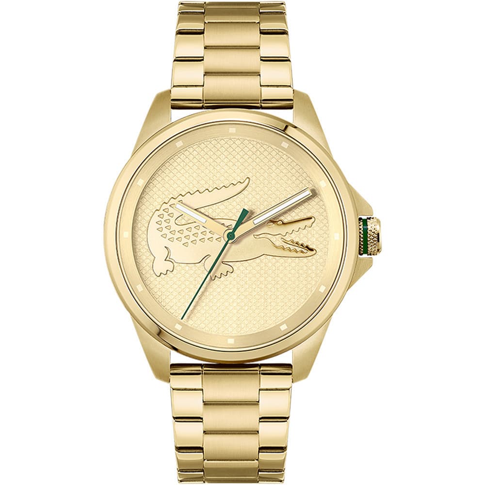 Lacoste Montre Lacoste Collection le Croc en Acier et PVD Doré