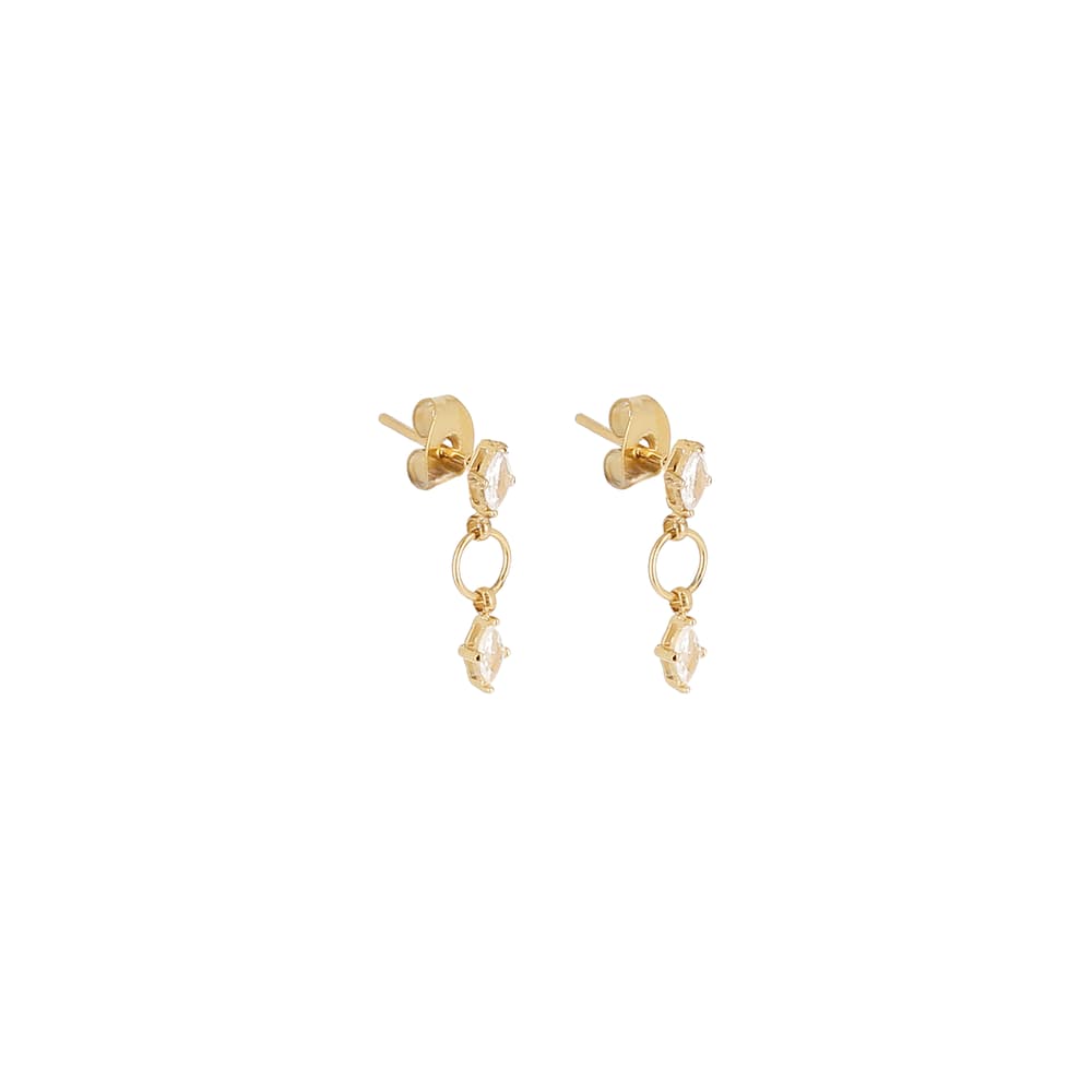 Zag Bijoux Pendantes Femme Brillant Doré