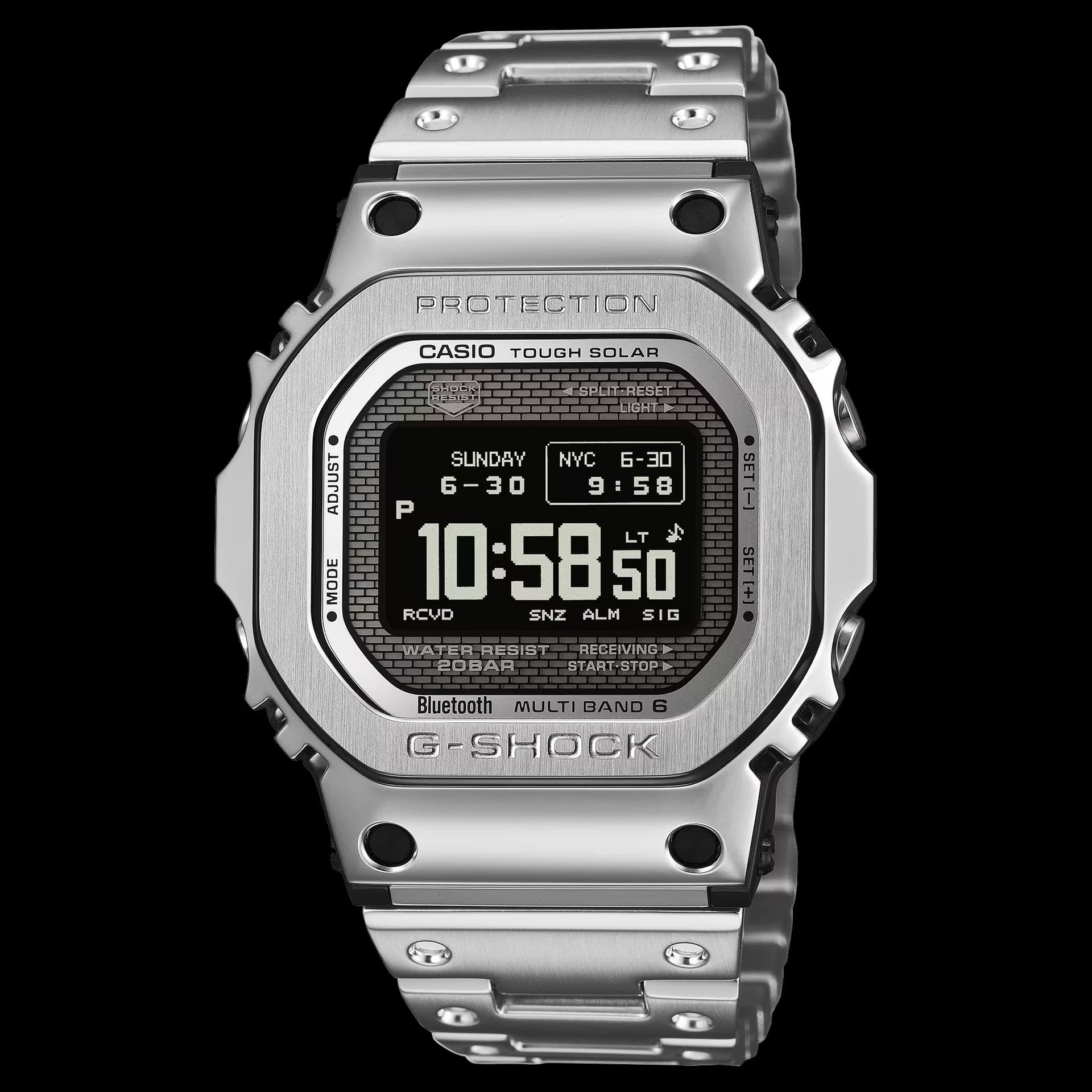 Casio Série 5000 — boîtier blanc