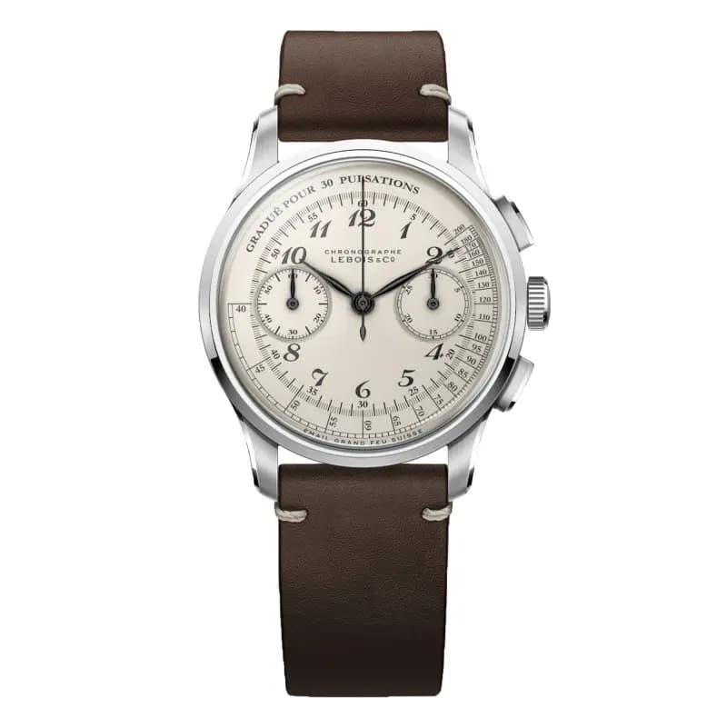 Lebois & co Montre Heritage Chronograph Atelier ‘Coquille d'oeuf' 324.551