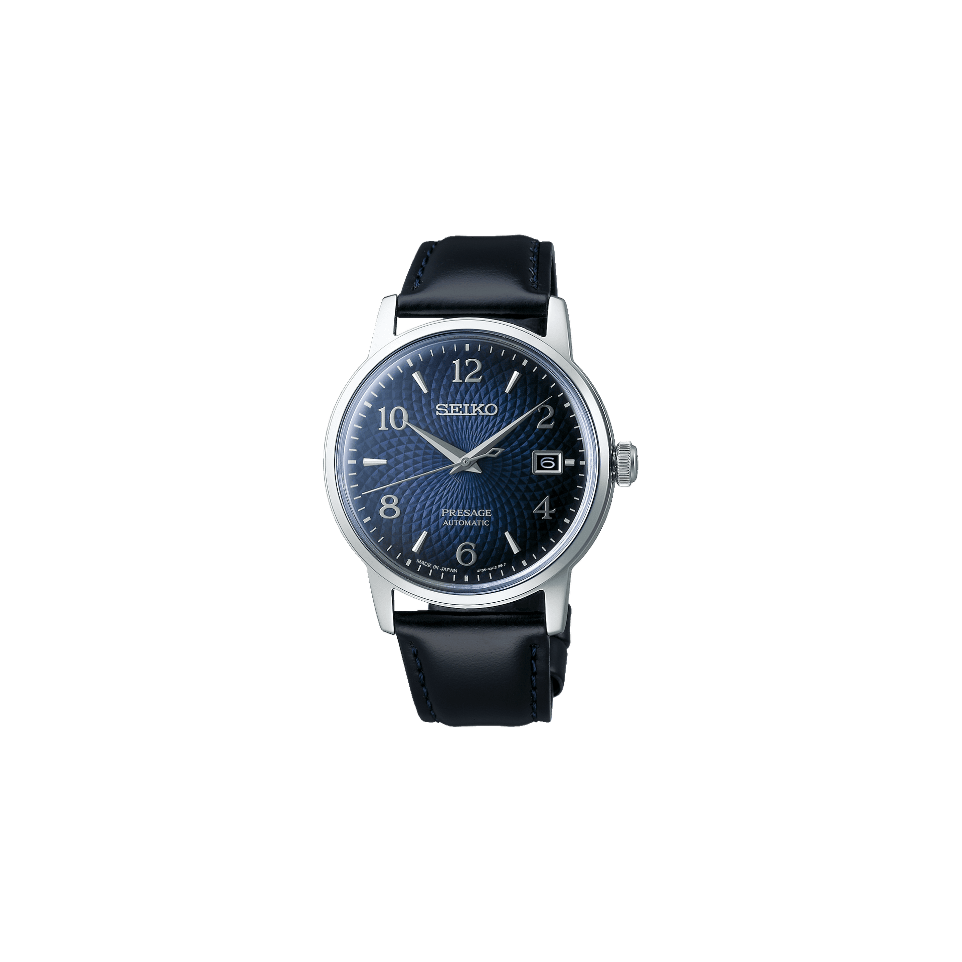 Seiko Presage — cadran bleu 38 mm