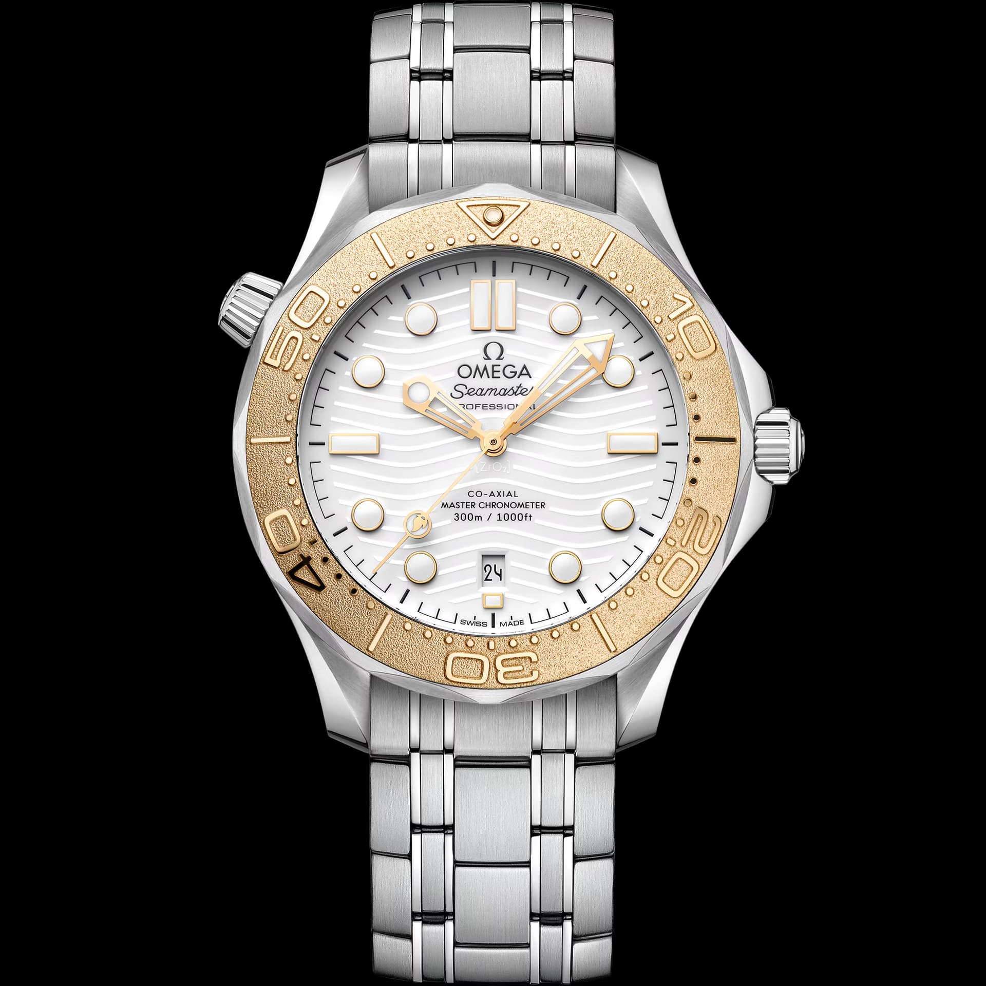 Omega Seamaster Diver 300M — bracelet gris