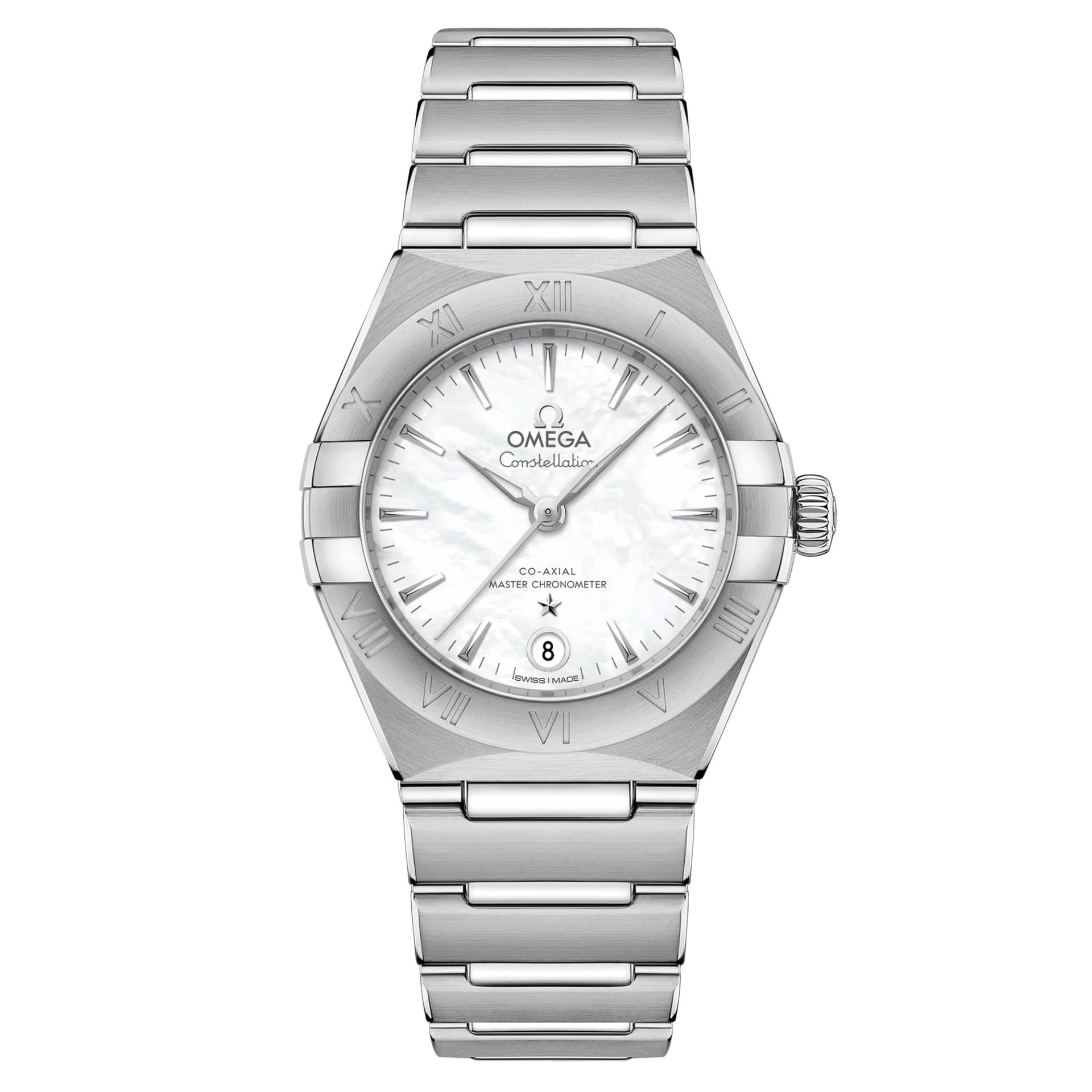 Omega Constellation Co-Axial Master Chronometer — nacre perlée
