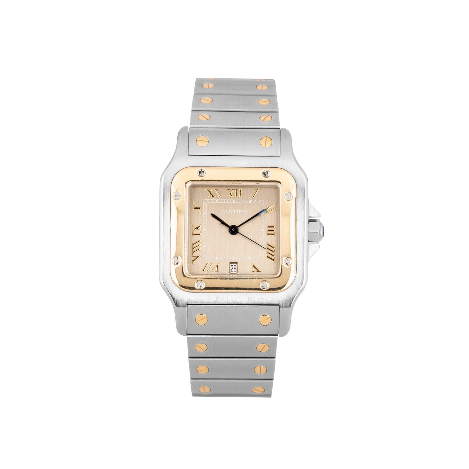 Cartier Santos Galbée — acier et or