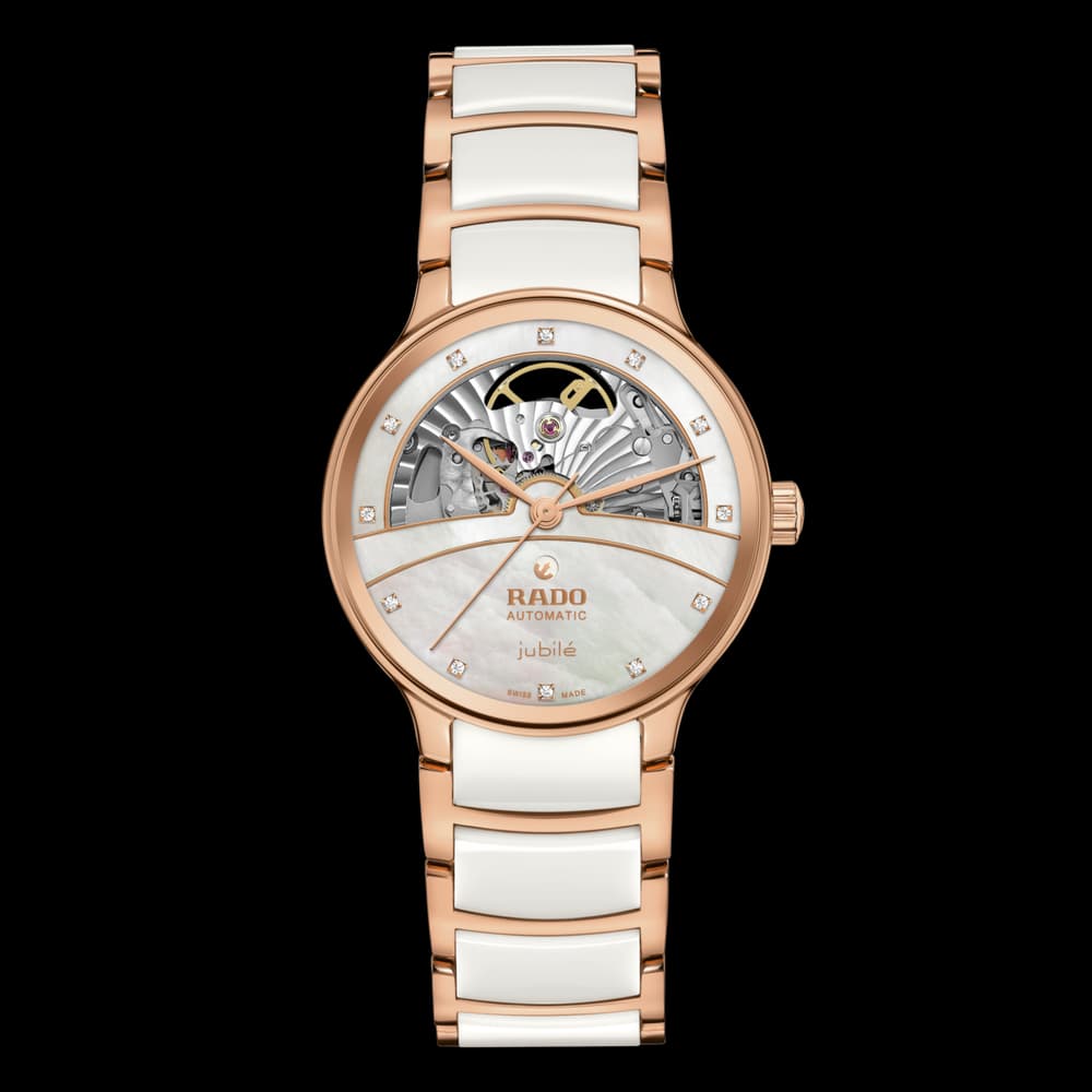 Rado Montre automatique Femme Centrix Blanc