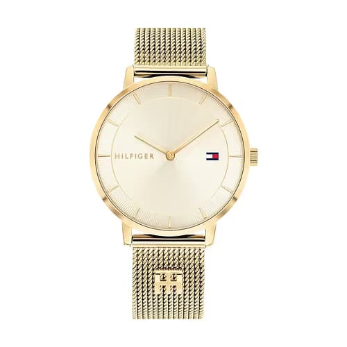 Tommy Hilfiger Montre Analogique Femme Tommy Hilfiger Acier Jaune 1782286