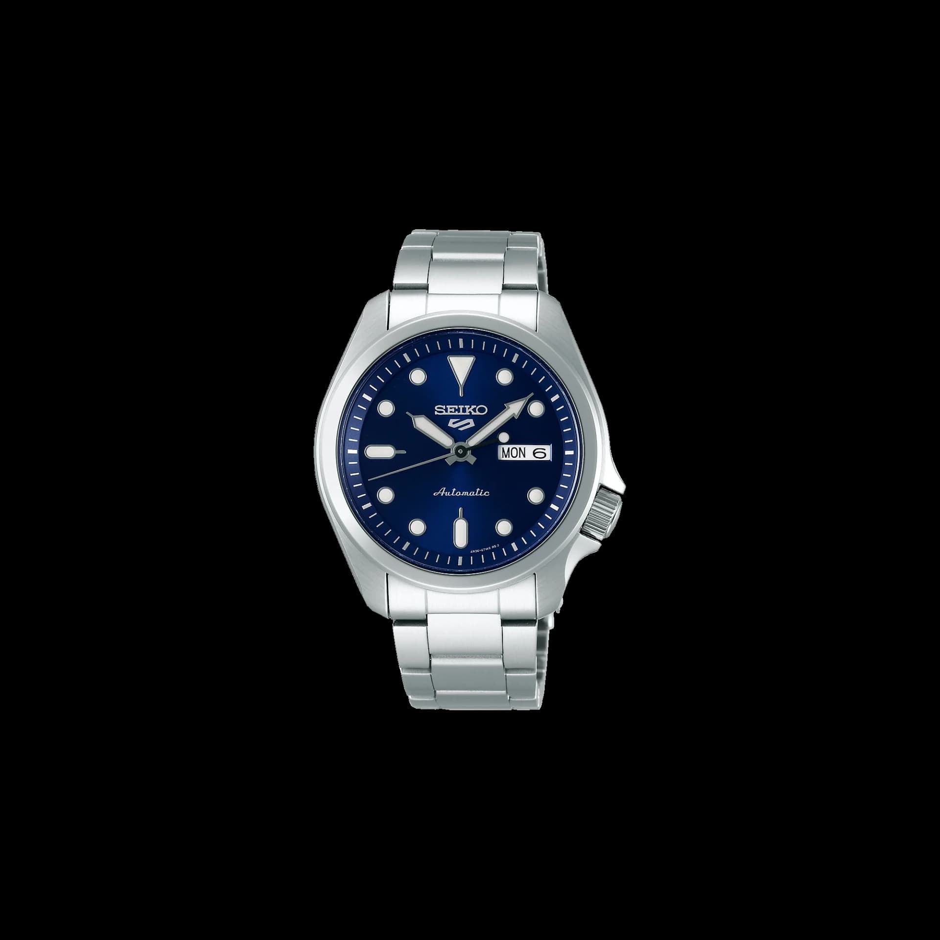 Seiko 5 — cadran bleu 40 mm