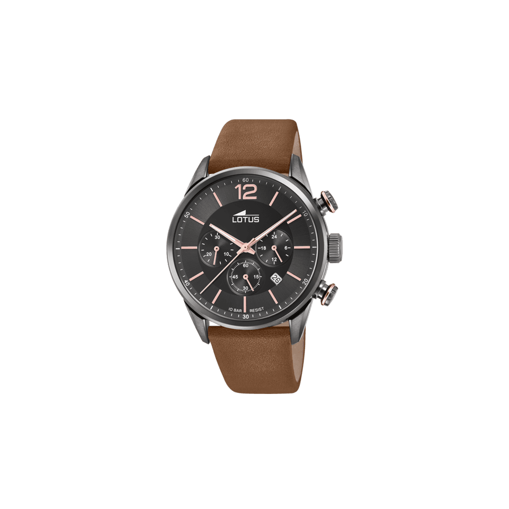 Lotus Montres Montre Lotus en Cuir Marron