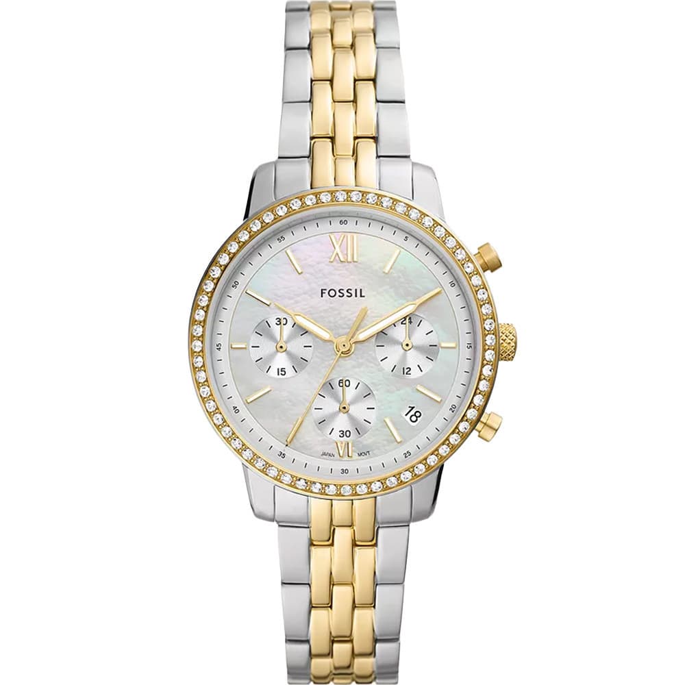 Fossil Neutra Chrono — cadran blanc