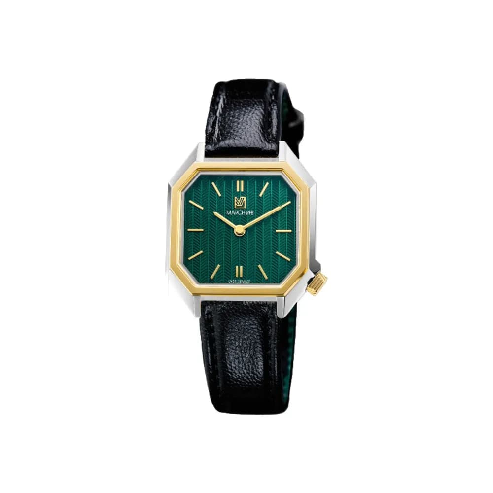 March LA.B Montre MILADY MANSART Chevrons Emerald