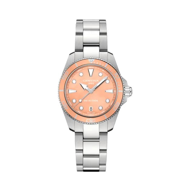 Certina Montre Certina DS Action 34.5mm Cadran Nacre Bracelet Acier