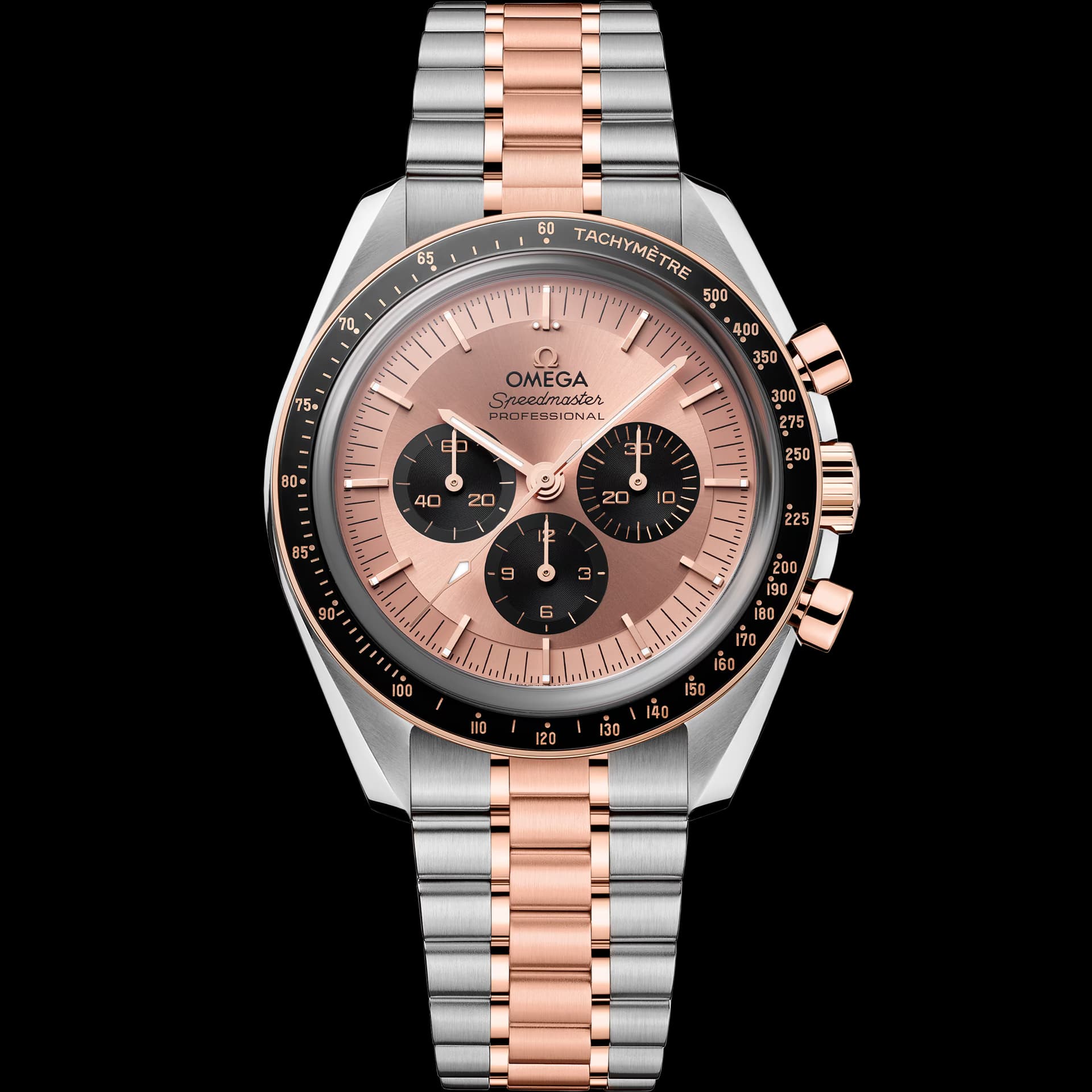 Omega Speedmaster 42 mm, acier - or « Sedna™ » sur acier - or « Sedna™ »