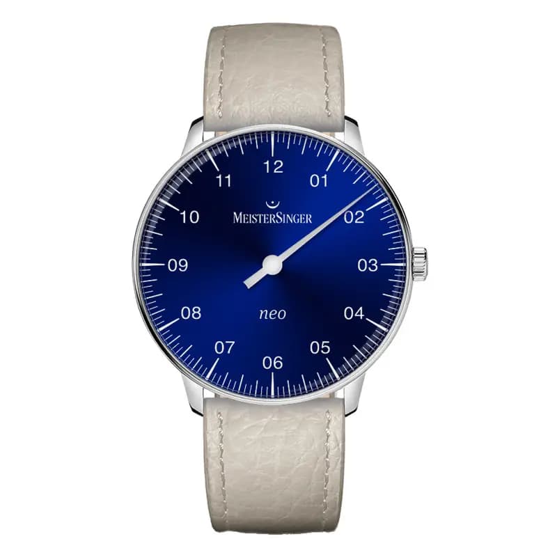 MeisterSinger Montre Neo Bleu Soleil NES908