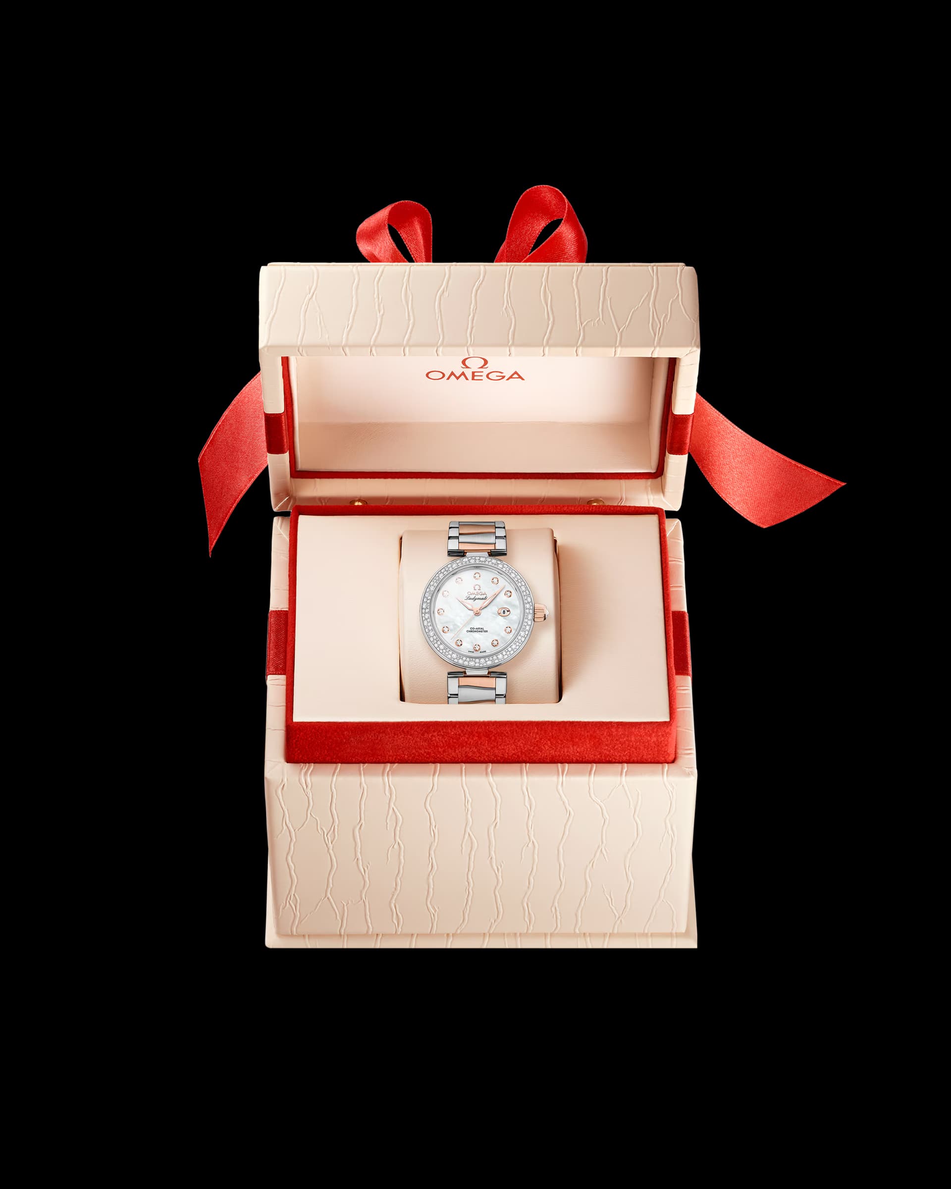 Omega De Ville 34 mm, acier - or « Sedna™ » sur acier - or « Sedna™ »