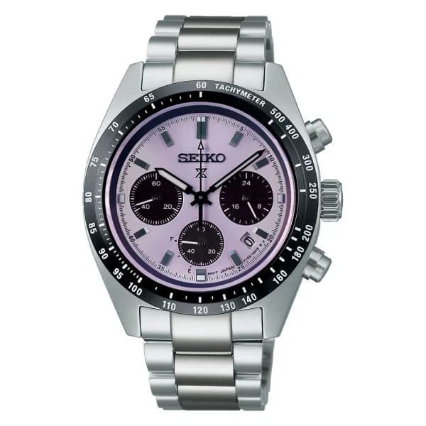 Seiko Prospex Chronographe — cadran violet