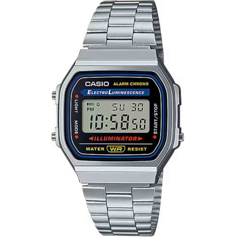 Casio Vintage A168WA-1 — cadran noir