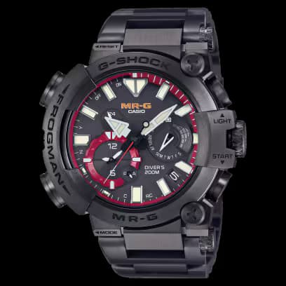 Casio Mr-G Frogman — bracelet titane