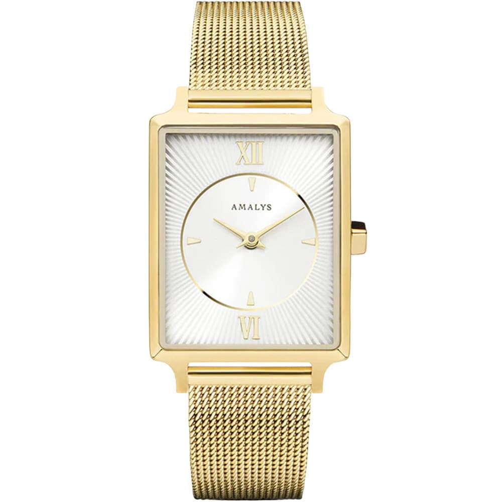 Amalys Montre Amalys Collection Hepburn en Acier et PVD Doré