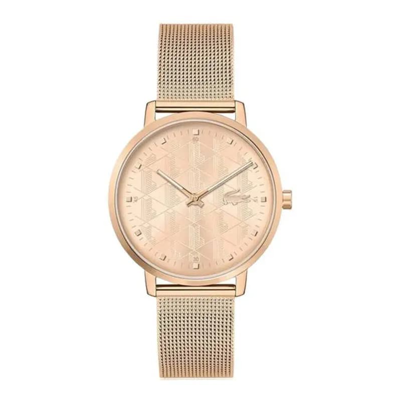 Lacoste Montre Crocorigin Doré Rose 2001287